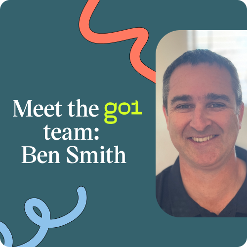 Meet the team with a photo of Ben Smith